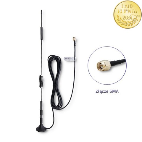 Qoltec Antena 4G LTE dookólna DUAL | 7dBi | Wewnętrzno-zewnętrzna