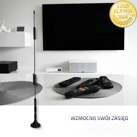 Qoltec Antena 4G LTE dookólna DUAL | 7dBi | Wewnętrzno-zewnętrzna