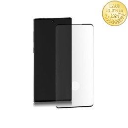 Qoltec Hartowane szkło ochronne PREMIUM do Samsung Galaxy Note10 | 3D | Czarne | Pełne