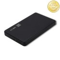 Qoltec Obudowa/kieszeń do dysków HDD/SSD 2.5" SATA3 | USB 2.0 | Czarny