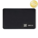 Qoltec Obudowa/kieszeń do dysków HDD/SSD 2.5" SATA3 | USB 2.0 | Czarny
