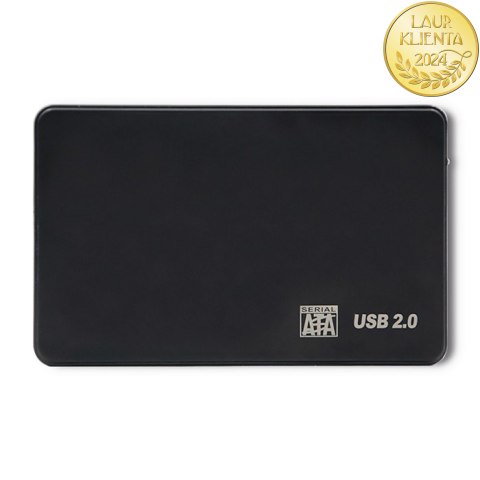 Qoltec Obudowa/kieszeń do dysków HDD/SSD 2.5" SATA3 | USB 2.0 | Czarny