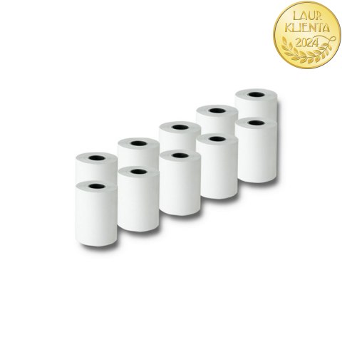 Qoltec Rolka termiczna 57 x 15 | 55g/m2 | 10szt. | BPA free