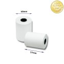 Qoltec Rolka termiczna 57 x 15 | 55g/m2 | 10szt. | BPA free