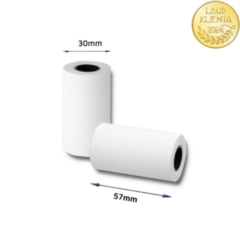 Qoltec Rolka termiczna 57 x 7 | 55g/m2 | 10szt. | BPA free