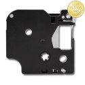 Qoltec Taśma do DYMO D1 45013| 12mm x 7m | Biała/ Czarny nadruk