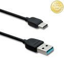 Qoltec Ultra szybki kabel do przesyłu danych USB typ C | USB 2.0 A | 1.2m