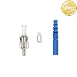 Qoltec Złącze światłowodowe ST | Singlemode | 2.0mm | Zestaw montażowy | 200szt.
