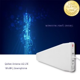 Qoltec Antena 4G LTE | 18 dBi | Zewnętrzna