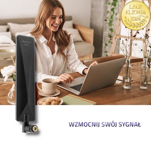 Qoltec Antena 4G LTE dookólna | 7dBi | Wewnętrzna