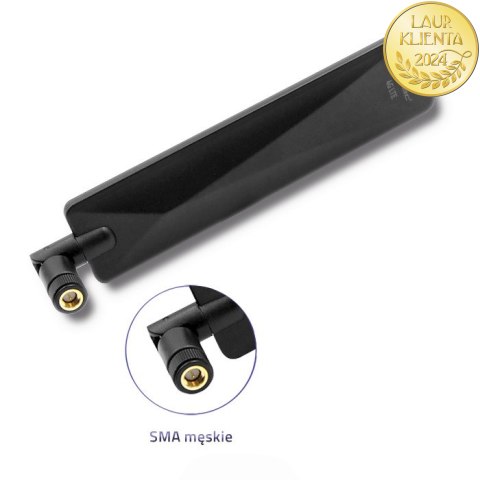 Qoltec Antena 4G LTE dookólna | 7dBi | Wewnętrzna