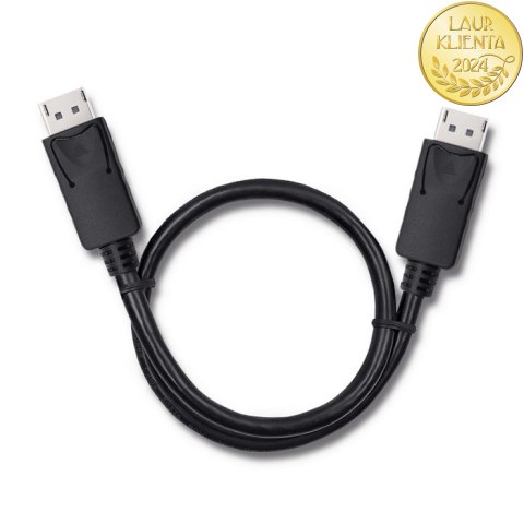 Qoltec DisplayPort v1.2 męski | DisplayPort v1.2 męski | 5K | 0.5m