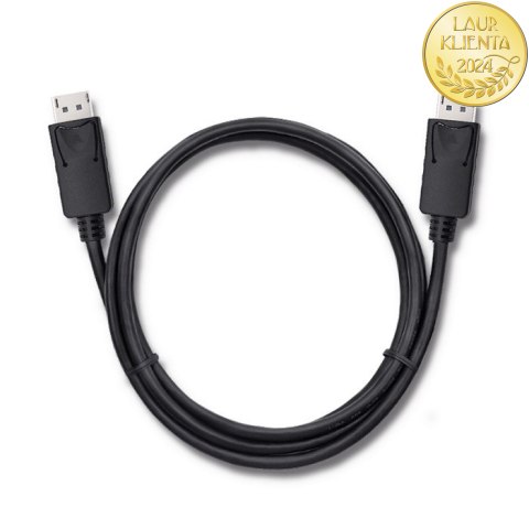 Qoltec DisplayPort v1.2 męski | DisplayPort v1.2 męski | 5K | 1.5m