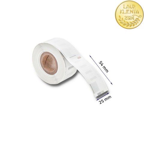 Qoltec Etykiety do DYMO LW-1152 | S0722520 | 25 x 54 mm| 260 sztuk