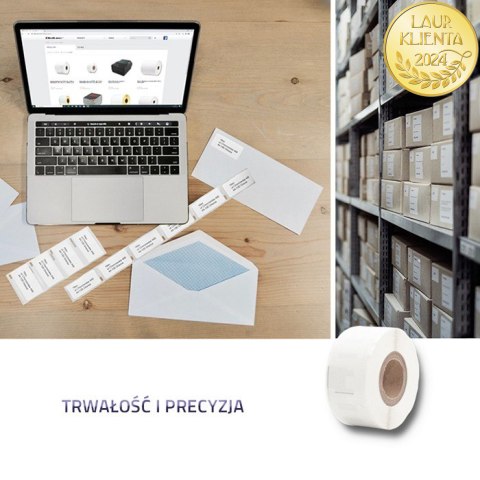 Qoltec Etykiety do DYMO LW-1152 | S0722520 | 25 x 54 mm| 260 sztuk