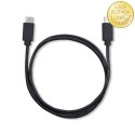 Qoltec Kabel USB 2.0 typ C męski | USB 2.0 typ C męski | 1.4m | Czarny