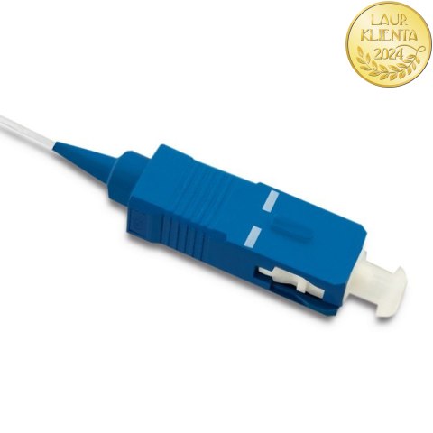 Qoltec Pigtail światłowodowy SC/UPC | Singlemode | 9/125 | G657A | 1m