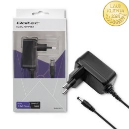 Qoltec Zasilacz wtyczkowy 10W | 5V | 2A | 5.5*2.1