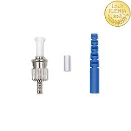 Qoltec Złącze światłowodowe ST | Singlemode | 3.0mm | Zestaw montażowy | 200szt.