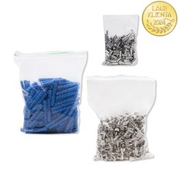 Qoltec Złącze światłowodowe ST | Singlemode | 3.0mm | Zestaw montażowy | 200szt.