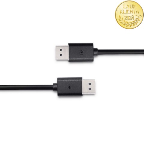 Qoltec DisplayPort v1.2 męski | DisplayPort v1.2 męski | 1.8m
