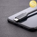 Qoltec Kabel USB 2.0 typ C męski | USB 2.0 typ C męski | 3m | Czarny