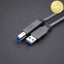Qoltec Kabel USB 3.0 A Męski / USB B Męski | do drukarki | 1.8m
