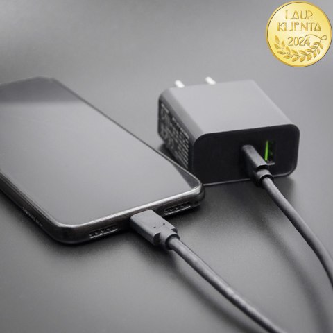 Qoltec Kabel USB 3.1 typ C męski | USB 3.1 typ C męski | 1.4m | Czarny