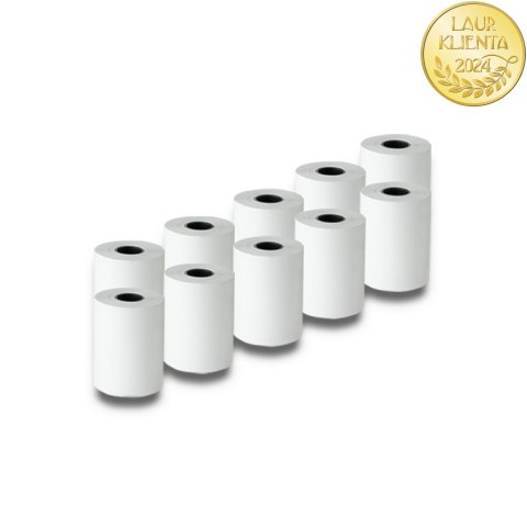 Qoltec Rolka termiczna 57 x 20 | 55g/m2 | 10szt. | BPA free