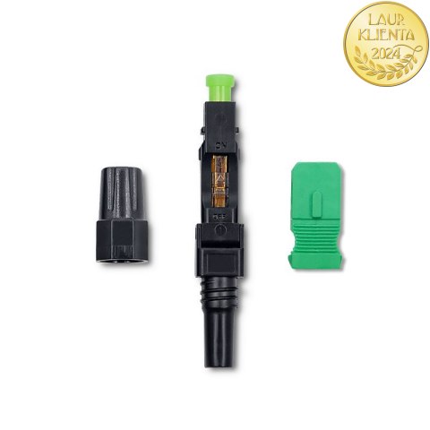 Qoltec Szybkozłącze światłowodowe SC/APC | Singlemode | 3.0mm
