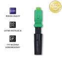 Qoltec Szybkozłącze światłowodowe SC/APC |Singlemode | 3.0mm