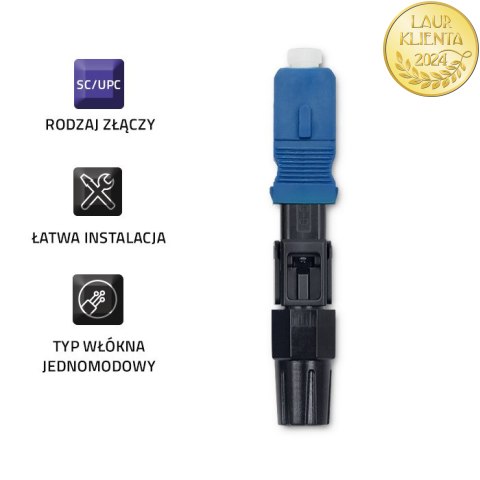 Qoltec Szybkozłącze światłowodowe SC/UPC | Singlemode | 3.0mm
