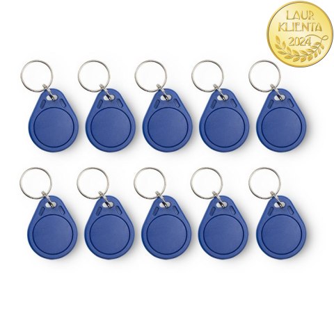 Qoltec Brelok zbliżeniowy Mifare 13.56 MHz | 10szt.