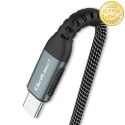Qoltec Kabel USB 2.0 typ C | USB 2.0 typ C 100W | QC 3.0 | PD | 1m | Czarny