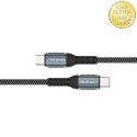 Qoltec Kabel USB 2.0 typ C | USB 2.0 typ C 100W | QC 3.0 | PD | 1m | Czarny