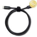 Qoltec Kabel USB 2.0 typ C | USB 2.0 typ C 240W | QC 5.0 | PD | 1m | Czarny