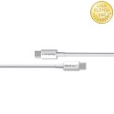 Qoltec Kabel USB 2.0 typ C | USB 2.0 typ C 60W | QC 3.0 | PD | 1.5m | Biały