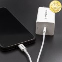 Qoltec Kabel USB 2.0 typ C | USB 2.0 typ C 60W | QC 3.0 | PD | 1m | Biały