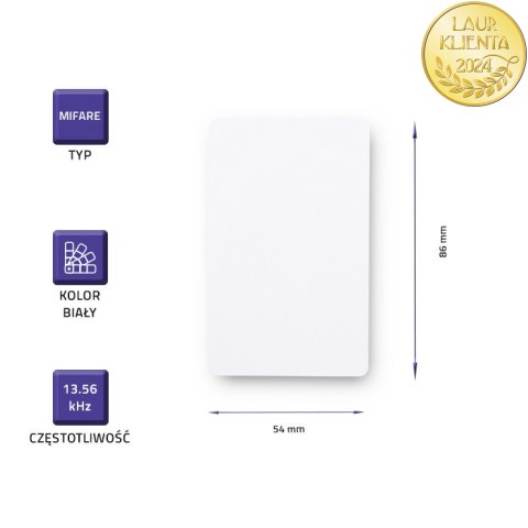 Qoltec Karta zbliżeniowa Mifare 13.56 MHz | 10szt.