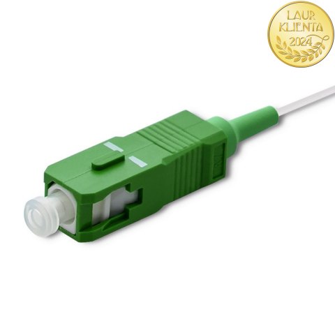 Qoltec Pigtail światłowodowy LC/UPC | Singlemode | 9/125 | G657A2 | 2m