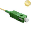 Qoltec Pigtail światłowodowy SC/APC | Singlemode | 9/125 | G652D | 0.5m
