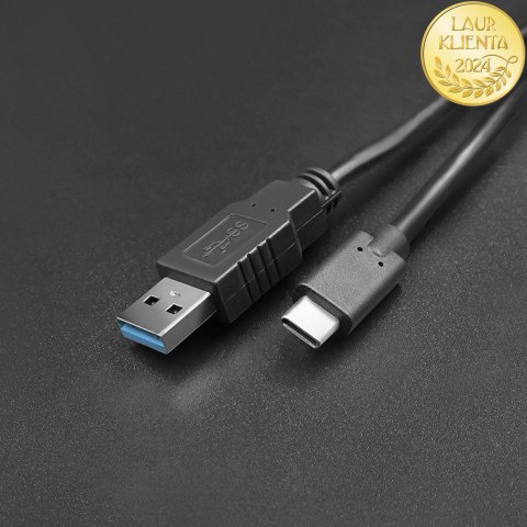 Qoltec Kabel USB 3.1 typ C męski | USB 3.0 A męski | 1.5m