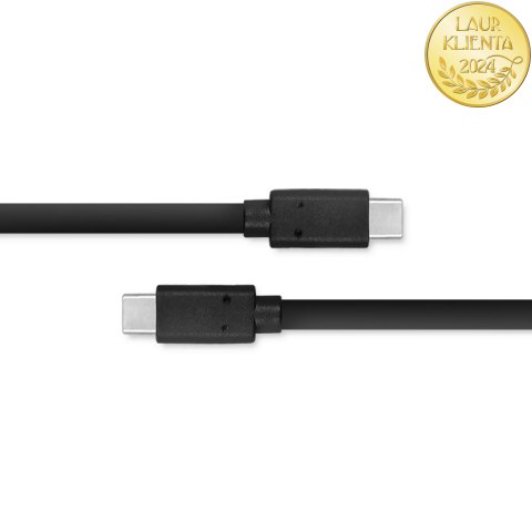 Qoltec Kabel USB 3.1 typ C męski | USB 3.1 typ C męski | 1m