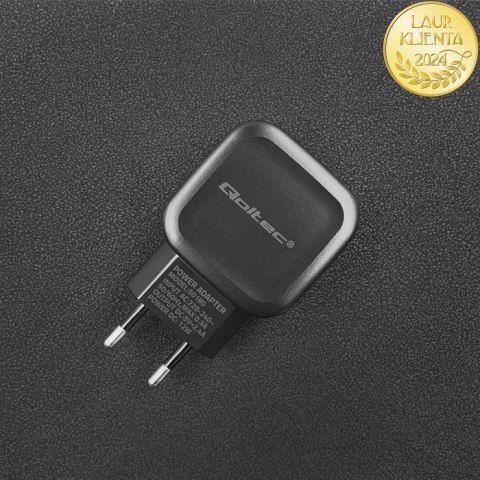 Qoltec Ładowarka sieciowa 12W | 5V | 2.4A | USB