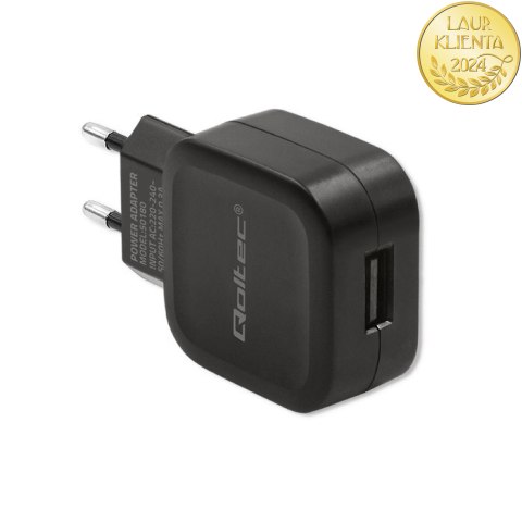 Qoltec Ładowarka sieciowa 12W | 5V | 2.4A | USB