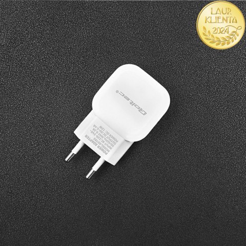 Qoltec Ładowarka sieciowa 12W | 5V | 2.4A | USB