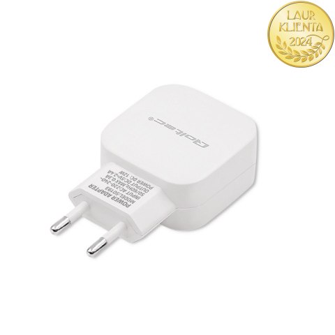 Qoltec Ładowarka sieciowa 12W | 5V | 2.4A | USB