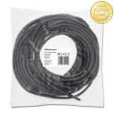 Qoltec Organizer do kabli 6mm | 10m | Czarny