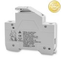 Qoltec Podstawa bezpiecznikowa z diodą + bezpiecznik DC | 1P|1000V |15A |10x38 |solar