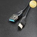 Qoltec Ultra szybki kabel do przesyłu danych USB typ C | USB 2.0 A | 1.2m